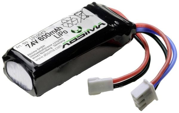 Absima Modellbau-Akkupack (LiPo) 7.4V 600 mAh