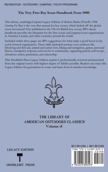 Produktbild: Scouting For Boys 1908 Version (Legacy Edition)