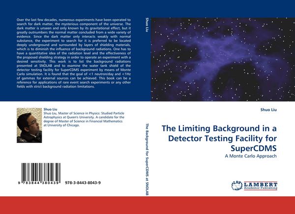Produktbild: The Limiting Background in a Detector Testing Facility for SuperCDMS