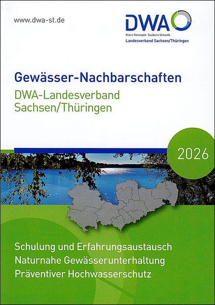 Produktbild: Gew&auml;sser-Nachbarschaften 2026 DWA-Landesverband Sachsen/Th&uuml;ringen