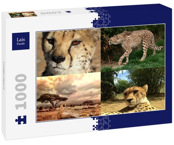 Produktbild: Lais Puzzle Collage Gepard 1000 Teile