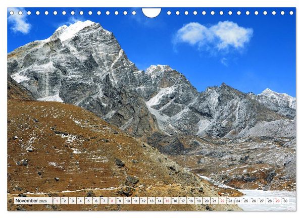 Produktbild: Grandioser Himalaya, Bergriesen in Nepal (Wandkalender 2026 DIN A4 quer), CALVENDO Monatskalender