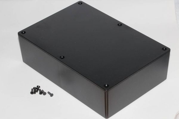 Produktbild: Hammond Electronics 1591XXFBK Universal-Geh&auml;use 221 x 150 x 64 ABS Schwarz 1St.