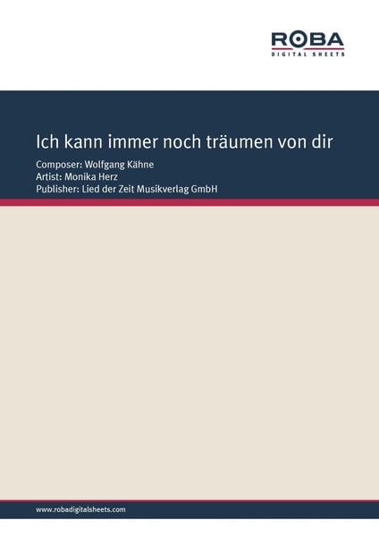 Produktbild: Ich kann immer noch tr&auml;umen von dir