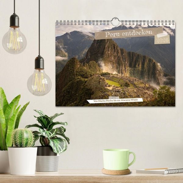 Produktbild: Peru - Bunte Vielfalt von Machu Picchu bis zur Atacama W&uuml;ste (Wandkalender 2026 DIN A4 quer), CALVENDO Monatskalender