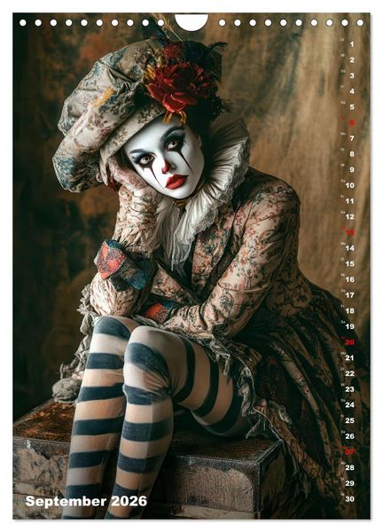 Produktbild: Clowngeschichten - Eine besondere Welt (Wandkalender 2026 DIN A4 hoch), CALVENDO Monatskalender