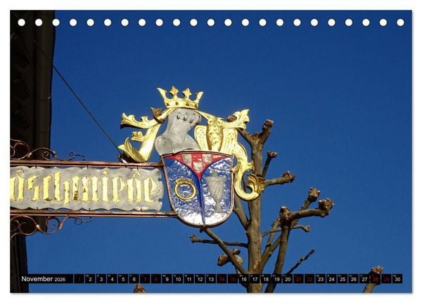 Produktbild: Sehenswertes Bensheim an der Bergstra&szlig;e (Tischkalender 2026 DIN A5 quer), CALVENDO Monatskalender