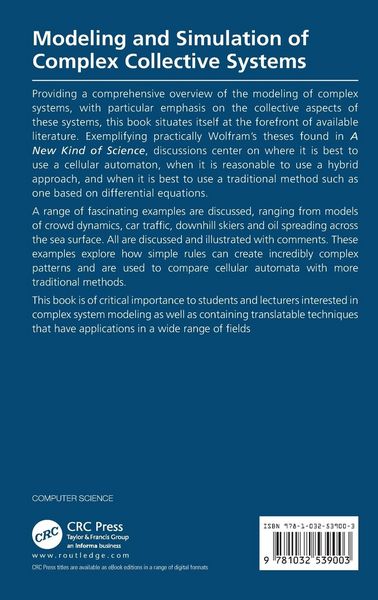 Produktbild: Modeling and Simulation of Complex Collective Systems