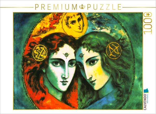 Produktbild: CALVENDO Puzzle Zwillinge: 21. Mai - 20. Juni | 1000 Teile Lege-Gr&ouml;&szlig;e 64x48cm Foto-Puzzle f&uuml;r gl&uuml;ckliche Stunden