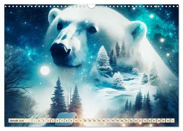 Produktbild: Verborgenes Naturgefl&uuml;ster (Wandkalender 2026 DIN A3 quer), CALVENDO Monatskalender
