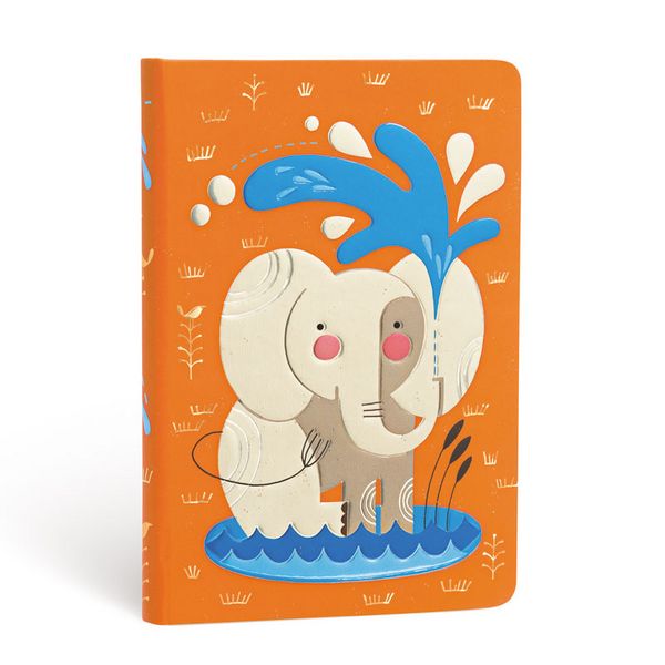 Produktbild: Hardcover Notizbuch Babyelefant, Mini, Liniert