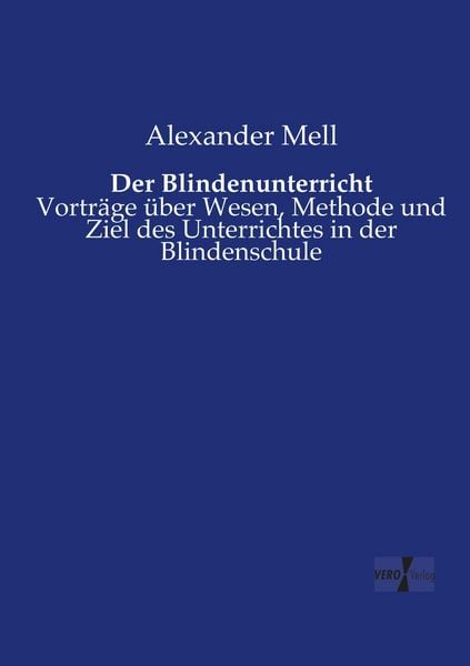 Produktbild: Der Blindenunterricht