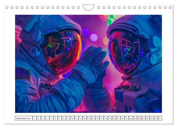 Produktbild: Galaktische Abenteuer (Wandkalender 2026 DIN A4 quer), CALVENDO Monatskalender