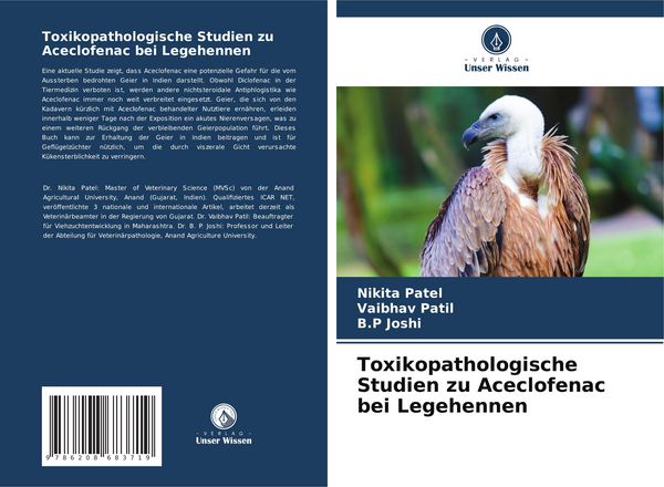 Toxikopathologische Studien zu Aceclofenac bei Legehennen, Taschenbuch von Nikita Patel , Vaibhav Patil , B. P. Joshi, Verlag Unser Wissen,
