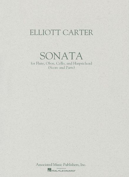 Produktbild: Sonata (1952): For Flute, Oboe, Cello and Harpsichord Score and Parts