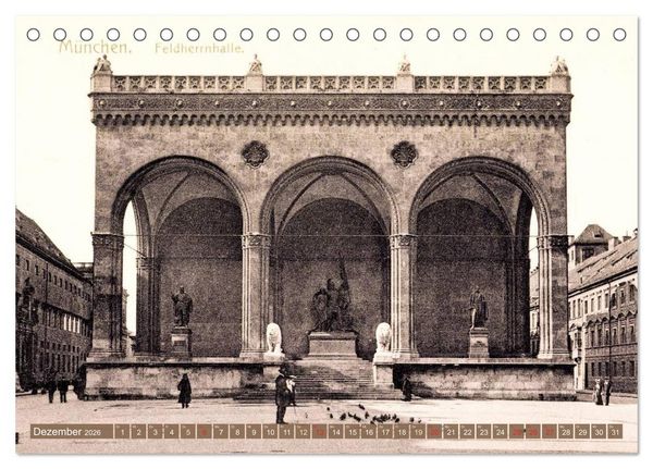 Produktbild: Spaziergang durch M&uuml;nchen &ndash; Die Stadt auf historischen Karten (Tischkalender 2026 DIN A5 quer), CALVENDO Monatskalender