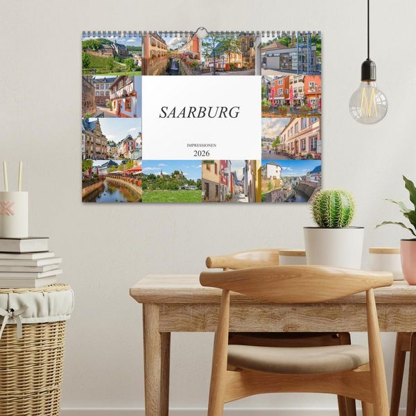 Produktbild: Saarburg Impressionen (Wandkalender 2026 DIN A3 quer), CALVENDO Monatskalender