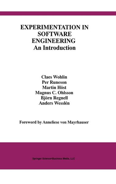 Produktbild: Experimentation in Software Engineering