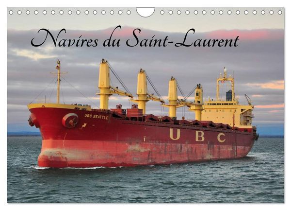 Produktbild: Navires du Saint-Laurent (Calendrier mural 2026 DIN A4 vertical), CALVENDO calendrier mensuel