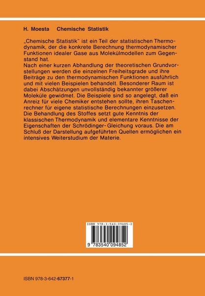 Produktbild: Chemische Statistik