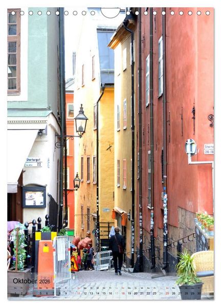 Produktbild: Stockholm - Stadtansichten (Wandkalender 2026 DIN A4 hoch), CALVENDO Monatskalender