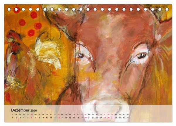 Produktbild: Kunst-Kalender von Stefanie Rogge (Tischkalender 2026 DIN A5 quer), CALVENDO Monatskalender