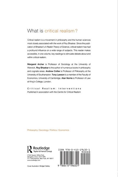Produktbild: Critical Realism
