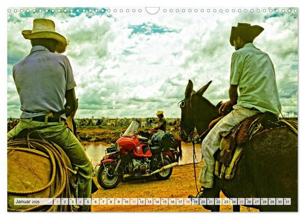 Produktbild: Ein Abenteuer per Motorrad - DIE TRANSAMAZONICA (Wandkalender 2026 DIN A3 quer), CALVENDO Monatskalender