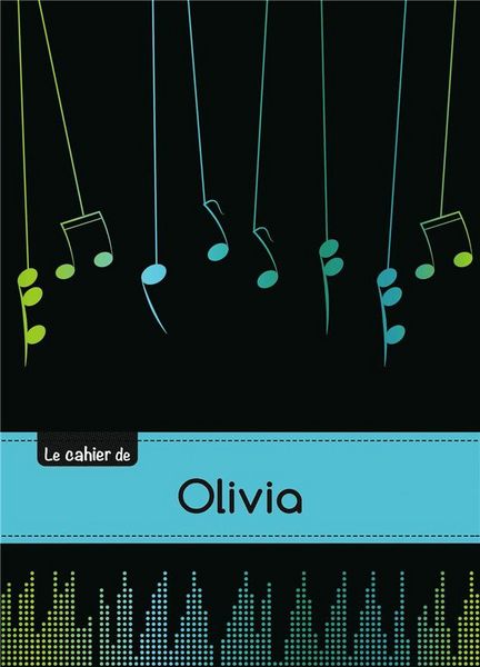 Produktbild: Carnet olivia musique,48p,a5