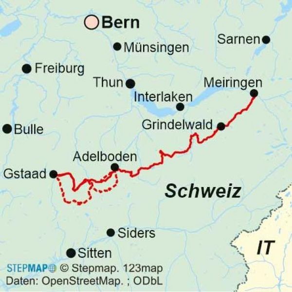 Produktbild: Schweiz: Bärentrek von Meiringen nach Gstaad