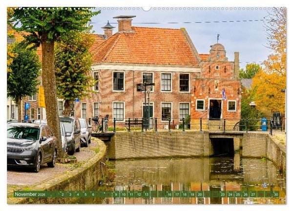 Produktbild: Ein Blick auf Franeker in Friesland (Wandkalender 2026 DIN A2 quer), CALVENDO Monatskalender