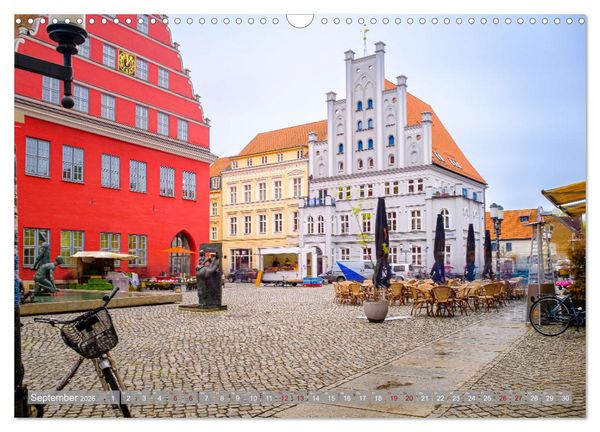 Produktbild: Ein Blick auf die Hansestadt Greifswald (Wandkalender 2026 DIN A3 quer), CALVENDO Monatskalender