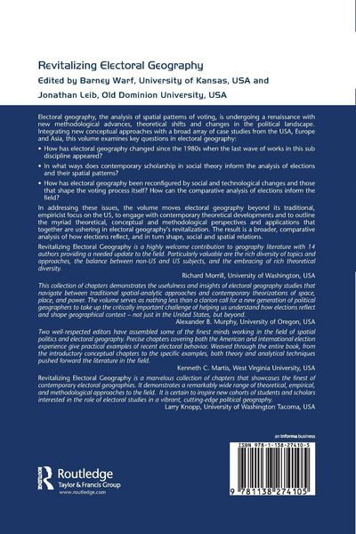 Produktbild: Revitalizing Electoral Geography