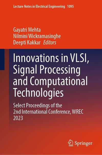 Produktbild: Innovations in VLSI, Signal Processing and Computational Technologies