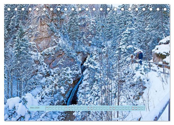 Produktbild: Mittenwald rundherum ein Wintertraum (Tischkalender 2026 DIN A5 quer), CALVENDO Monatskalender
