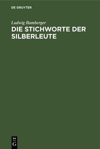 Produktbild: Die Stichworte der Silberleute