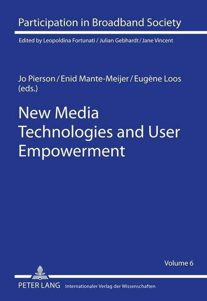 Produktbild: New Media Technologies and User Empowerment
