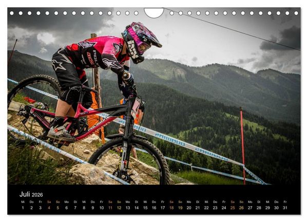 Produktbild: Downhill Racing 2026 (Wandkalender 2026 DIN A4 quer), CALVENDO Monatskalender
