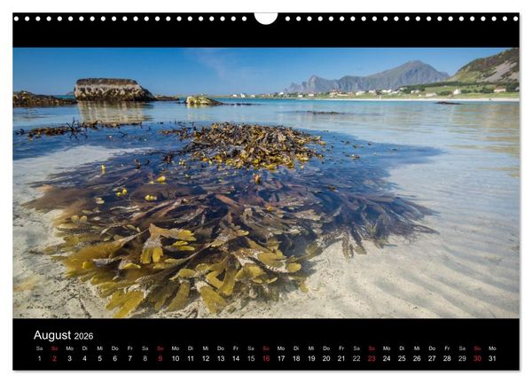 Produktbild: Sommer auf den Lofoten (Wandkalender 2026 DIN A3 quer), CALVENDO Monatskalender