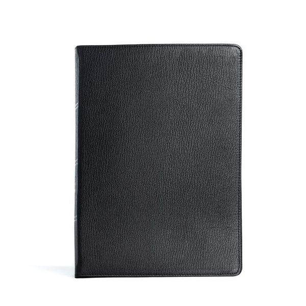 Produktbild: CSB Spurgeon Study Bible, Holman Handcrafted Collection, Black Premium Goatskin