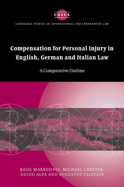 Produktbild: Compensation for Personal Injury in English, German and Italian Law