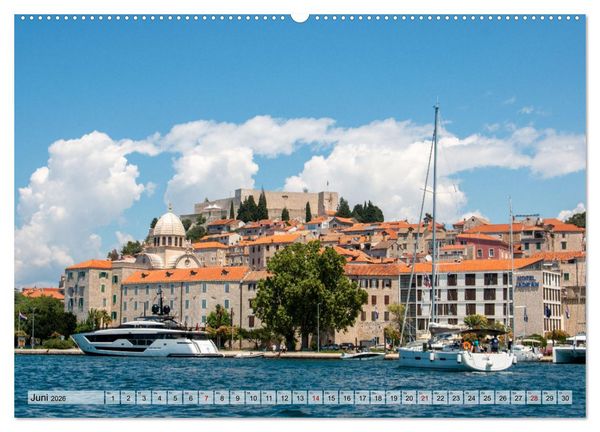 Produktbild: &Scaron;ibenik - Mittelalterliche Metropole in Kroatien (hochwertiger Premium Wandkalender 2026 DIN A2 quer), Kunstdruck in Hochglanz