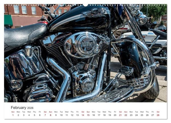 Produktbild: Sturgis - The most famous motorcycle rally in the world (High Quality Premium Wall Calendar 2026 DIN A2 landscape),CALVENDO 12 Month Wall Calendar