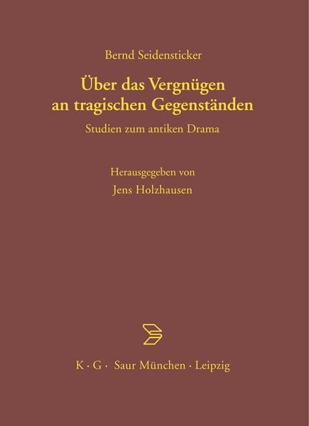 Produktbild: &Uuml;ber das Vergn&uuml;gen an tragischen Gegenst&auml;nden