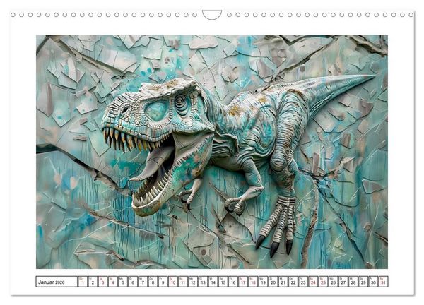 Produktbild: Wesen aus der Urzeit (Wandkalender 2026 DIN A3 quer), CALVENDO Monatskalender