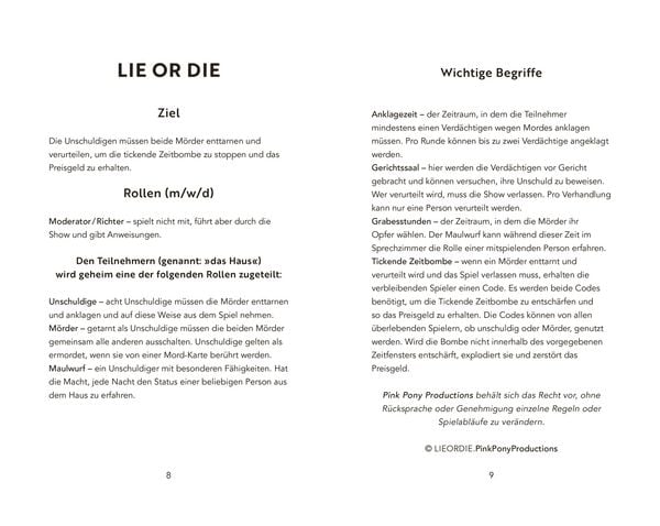 Produktbild: Lie or Die