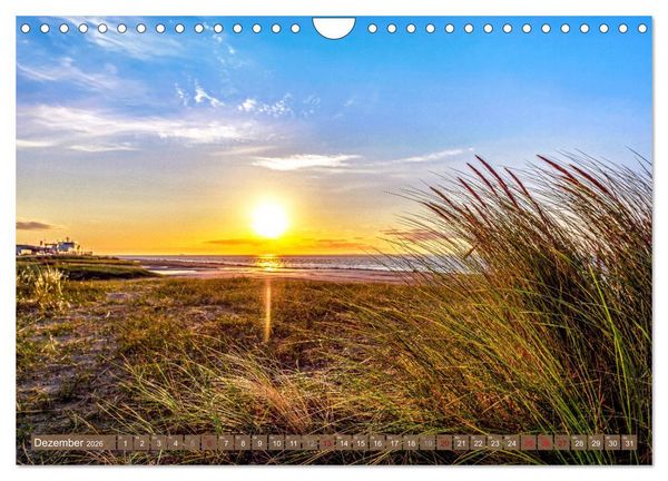Produktbild: INSELLIEBE NORDERNEY (Wandkalender 2026 DIN A4 quer), CALVENDO Monatskalender