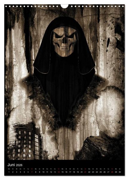 Produktbild: S.O.D. - Skulls Of Death Vol. I - Totenkopf Artworks (Wandkalender 2026 DIN A3 hoch), CALVENDO Monatskalender
