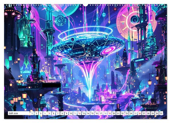 Produktbild: Universum der Tr&auml;ume (Wandkalender 2026 DIN A2 quer), CALVENDO Monatskalender