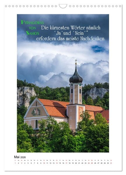 Produktbild: Interessante Zitate (Wandkalender 2026 DIN A3 hoch), CALVENDO Monatskalender
